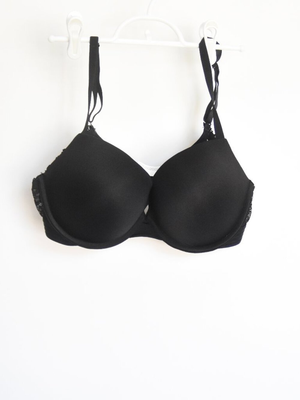 Maidenform Self Expressions SE1101 Essentials Push Up Bra 38C Black Lace NWOT